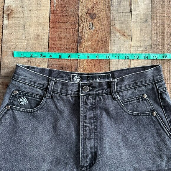 Posted Women's Size 11 Slim Relaxed Fit High Rise Gray Denim Jeans - Picture 2 of 8